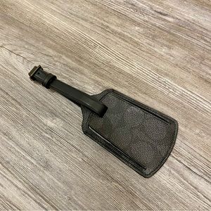 Coach luggage tag